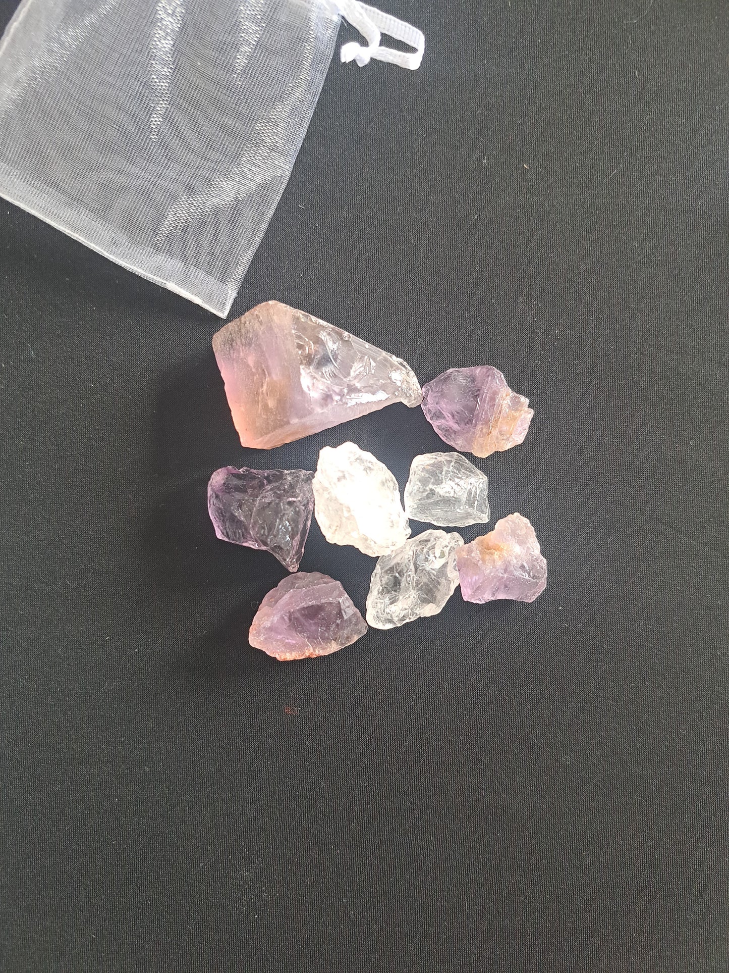 Raw crystal value bag