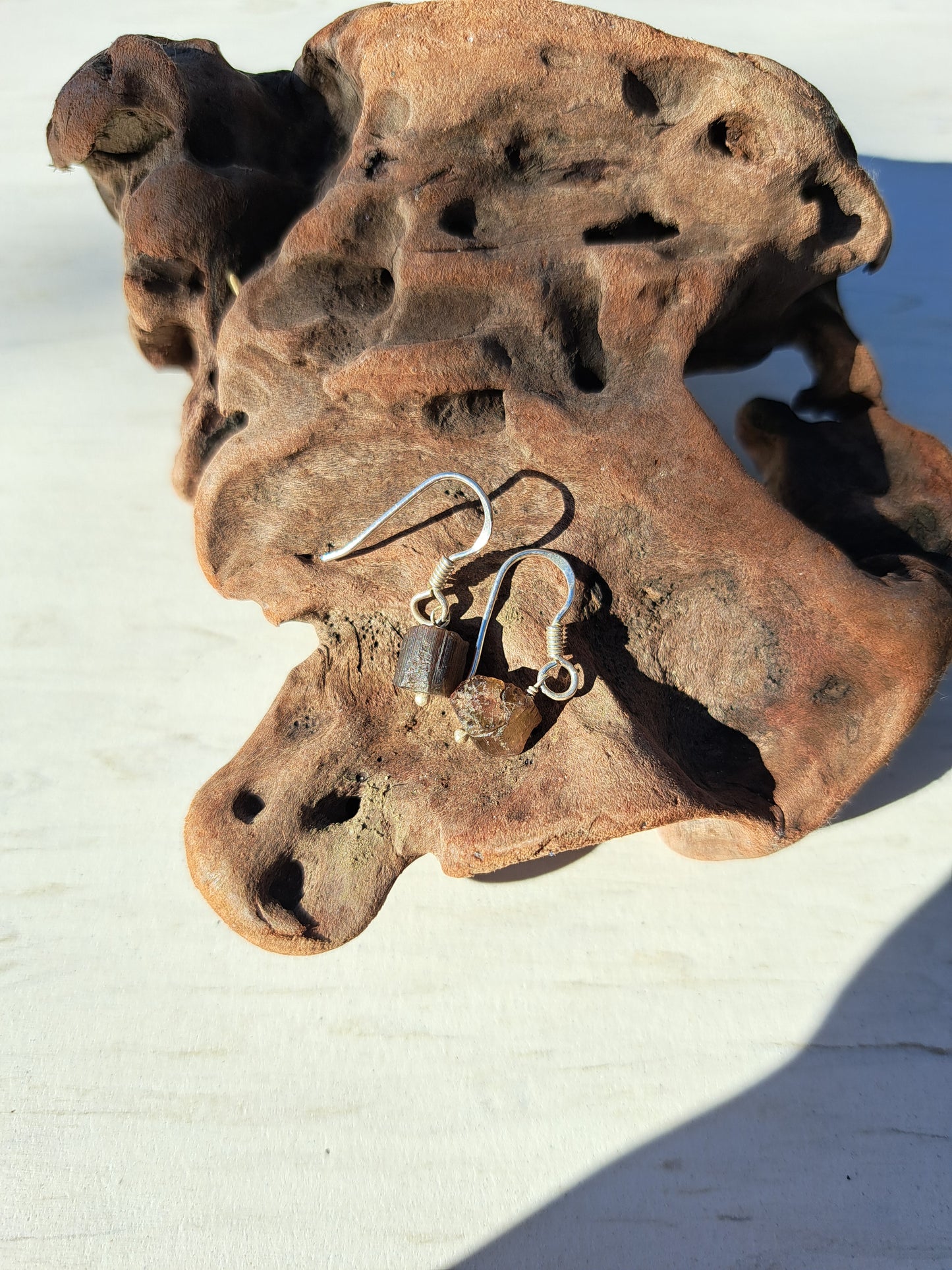 Watermelon Tourmaline Earrings