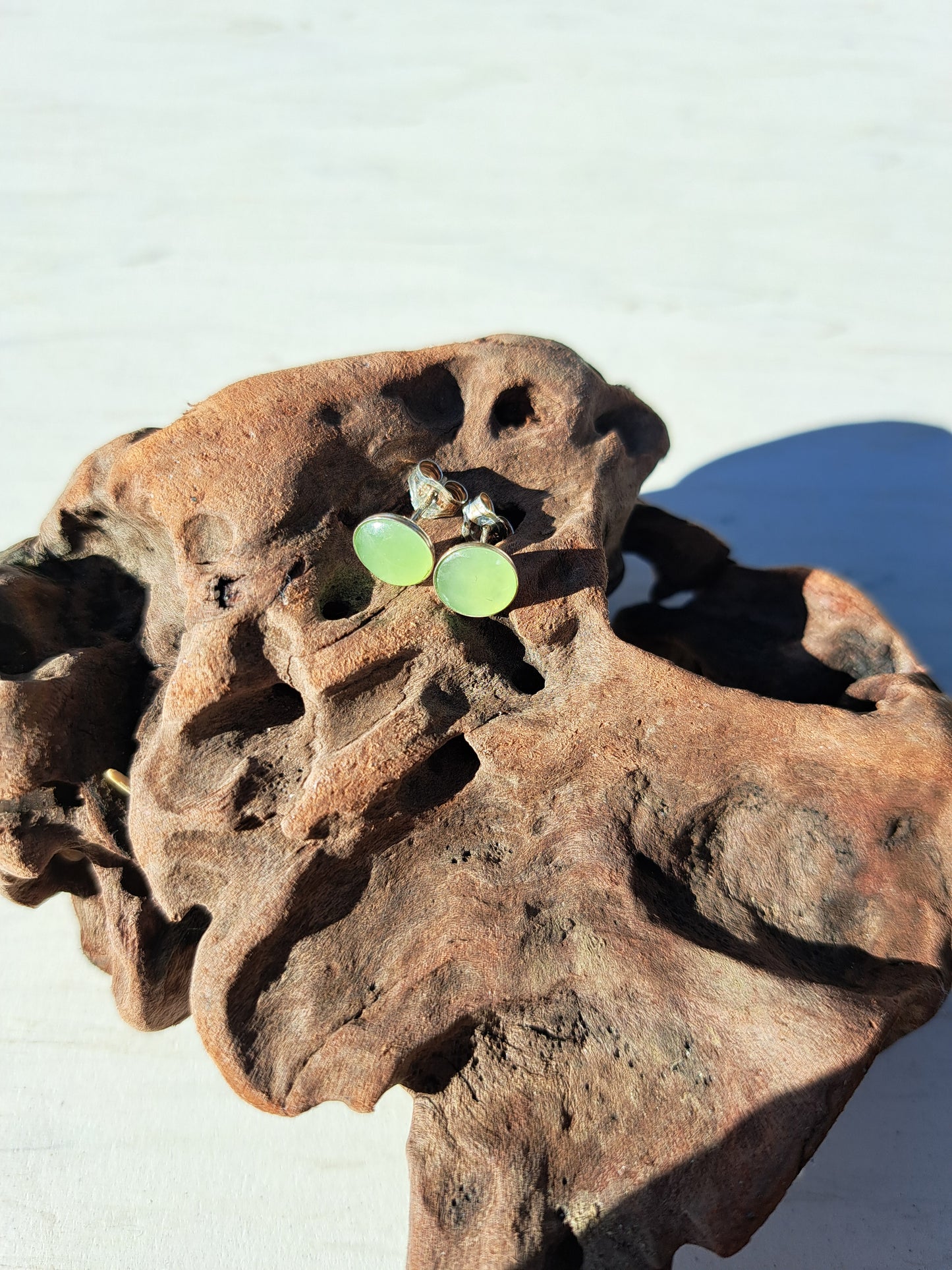 Nz Jade Stud Earrings