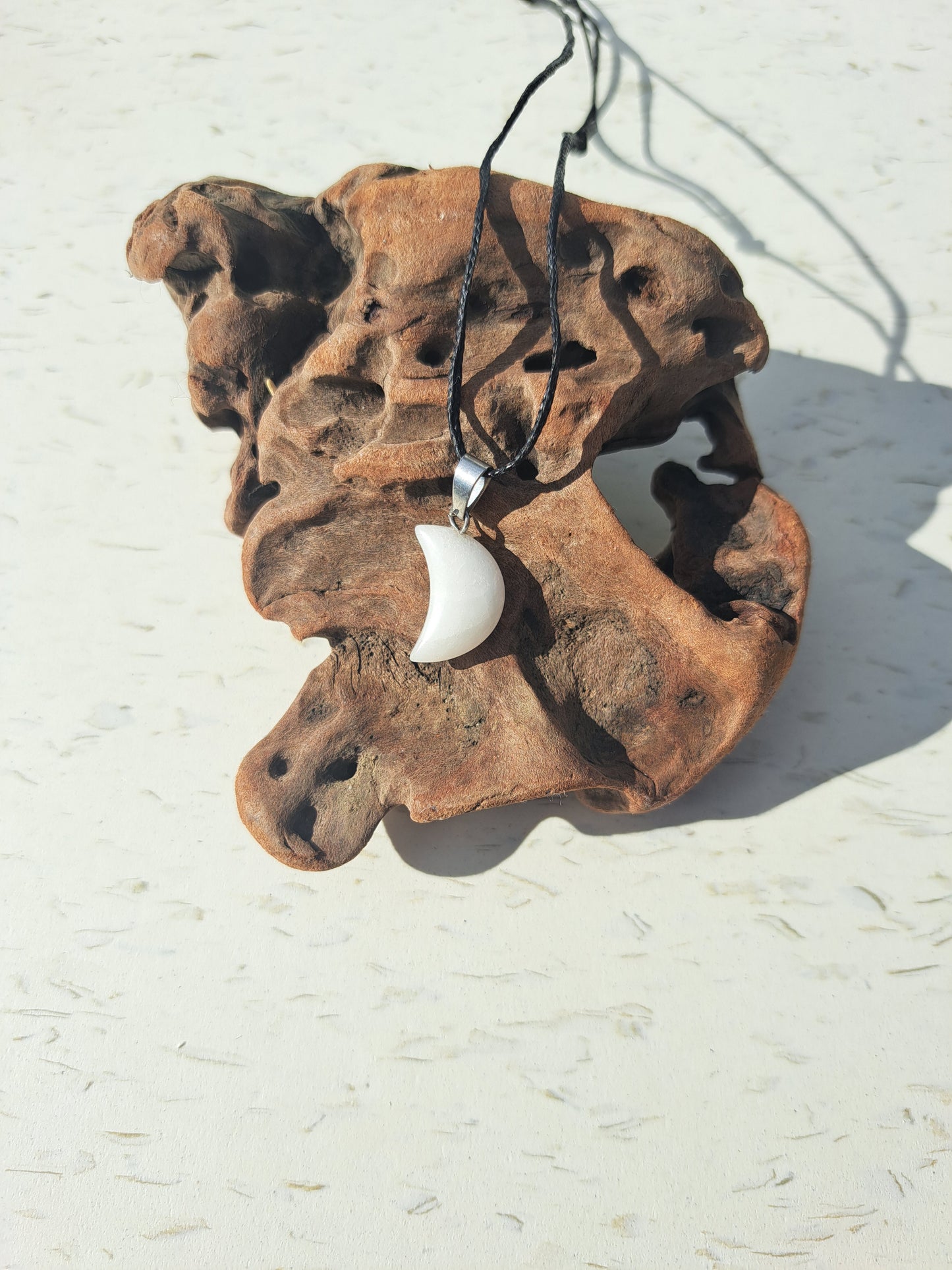 Moon Necklace - Quartz