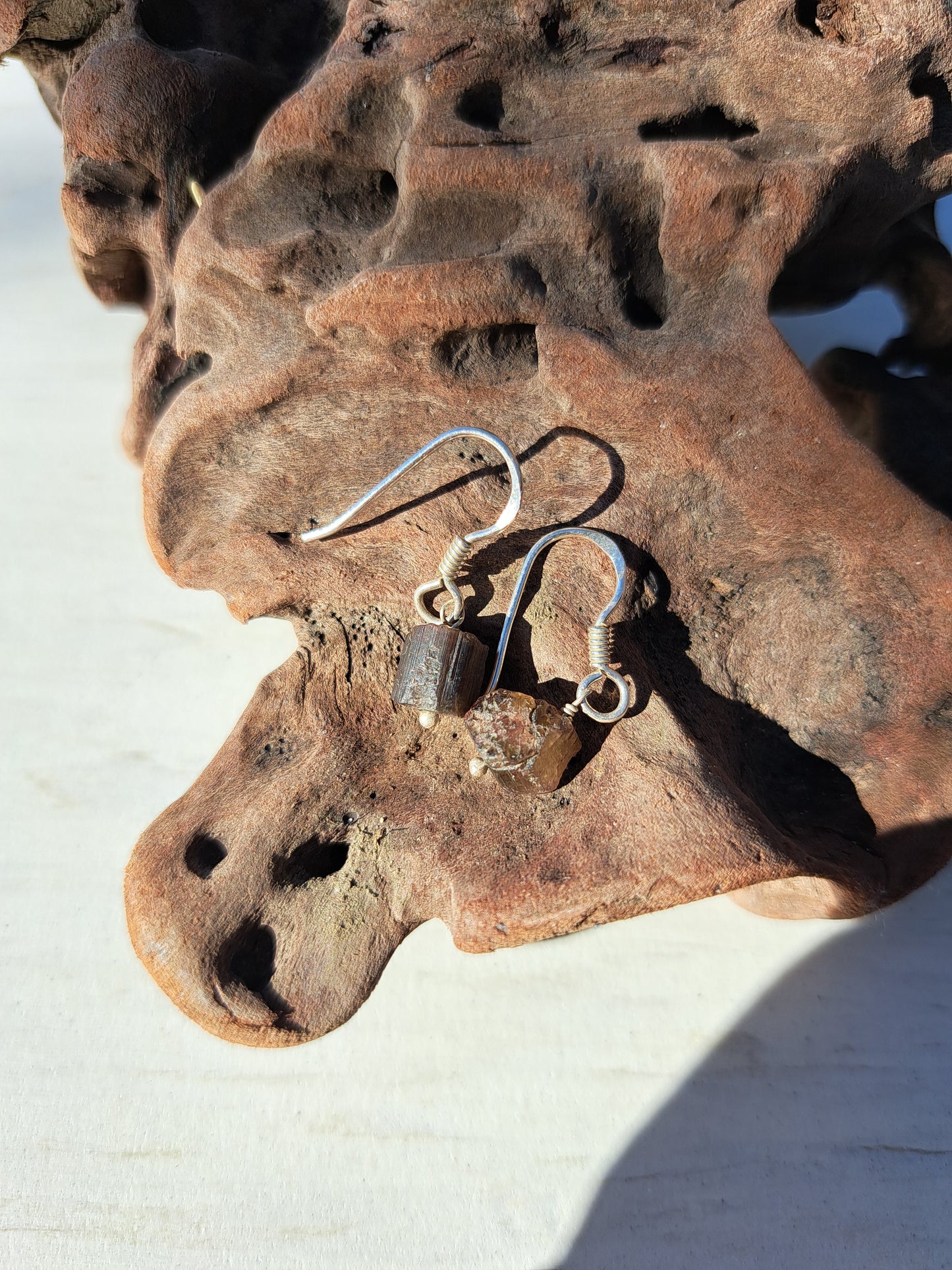 Watermelon Tourmaline Earrings