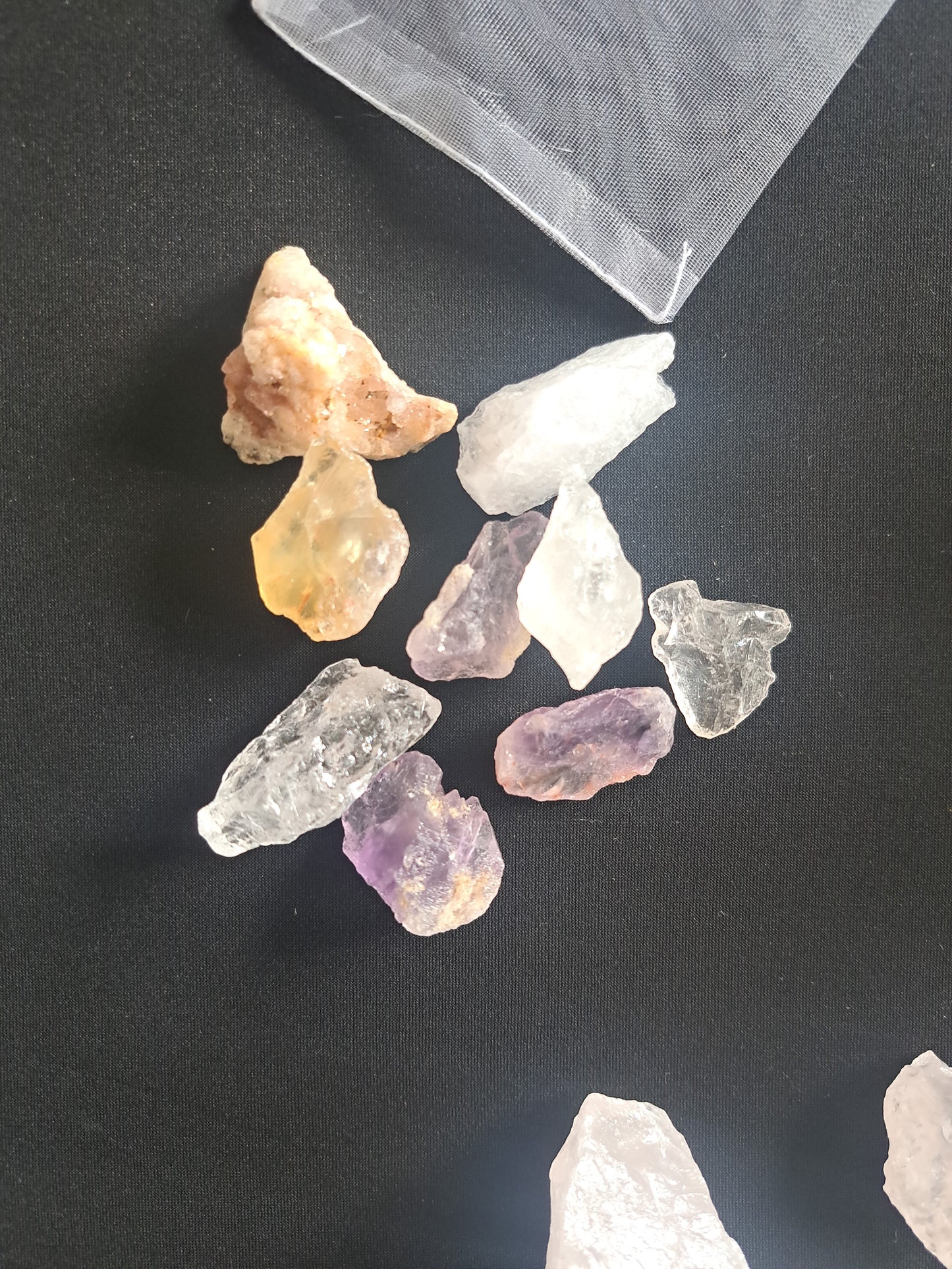 Raw crystal value bag