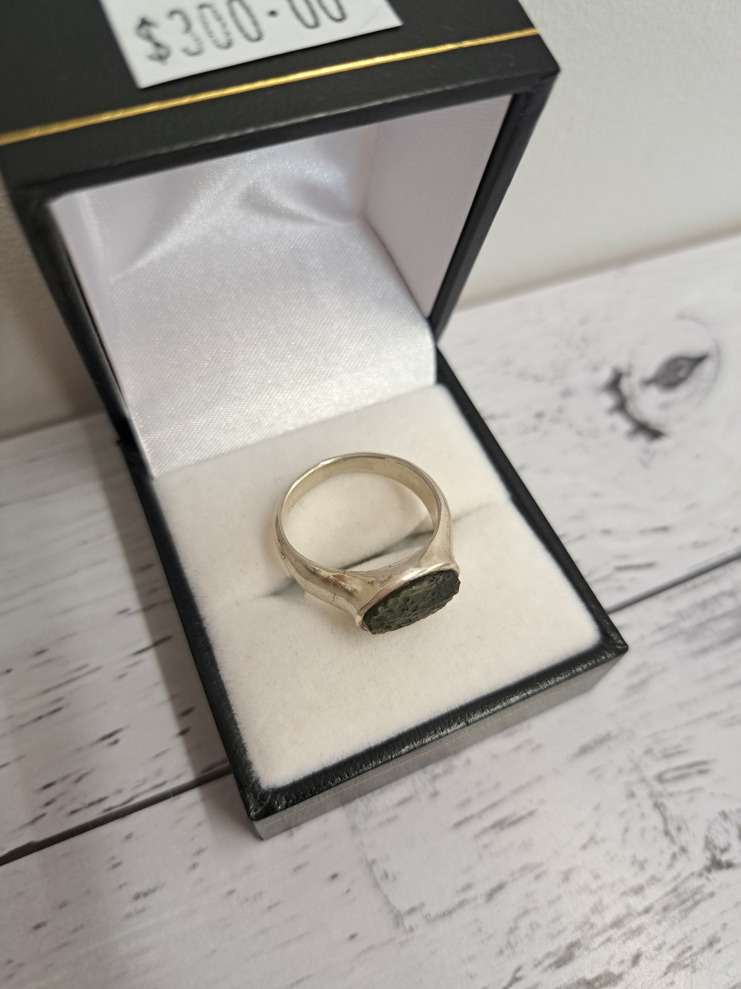 Moldavite Ring