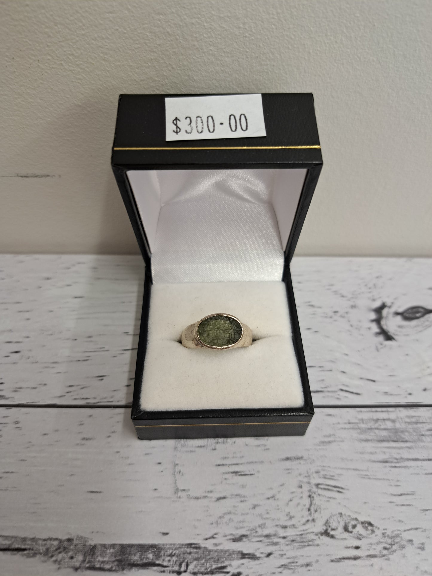 Moldavite Ring