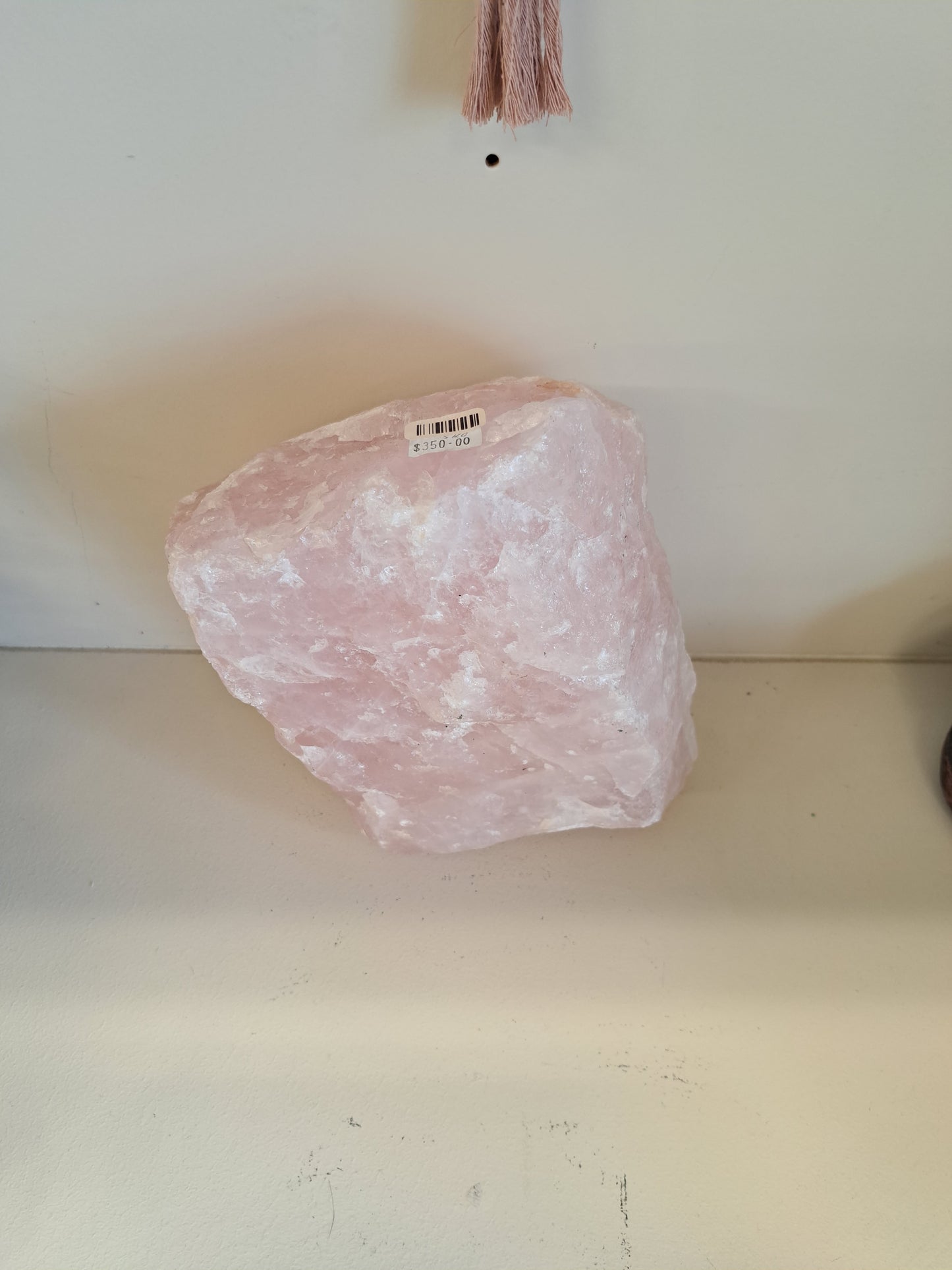 XL Raw Rose Quartz
