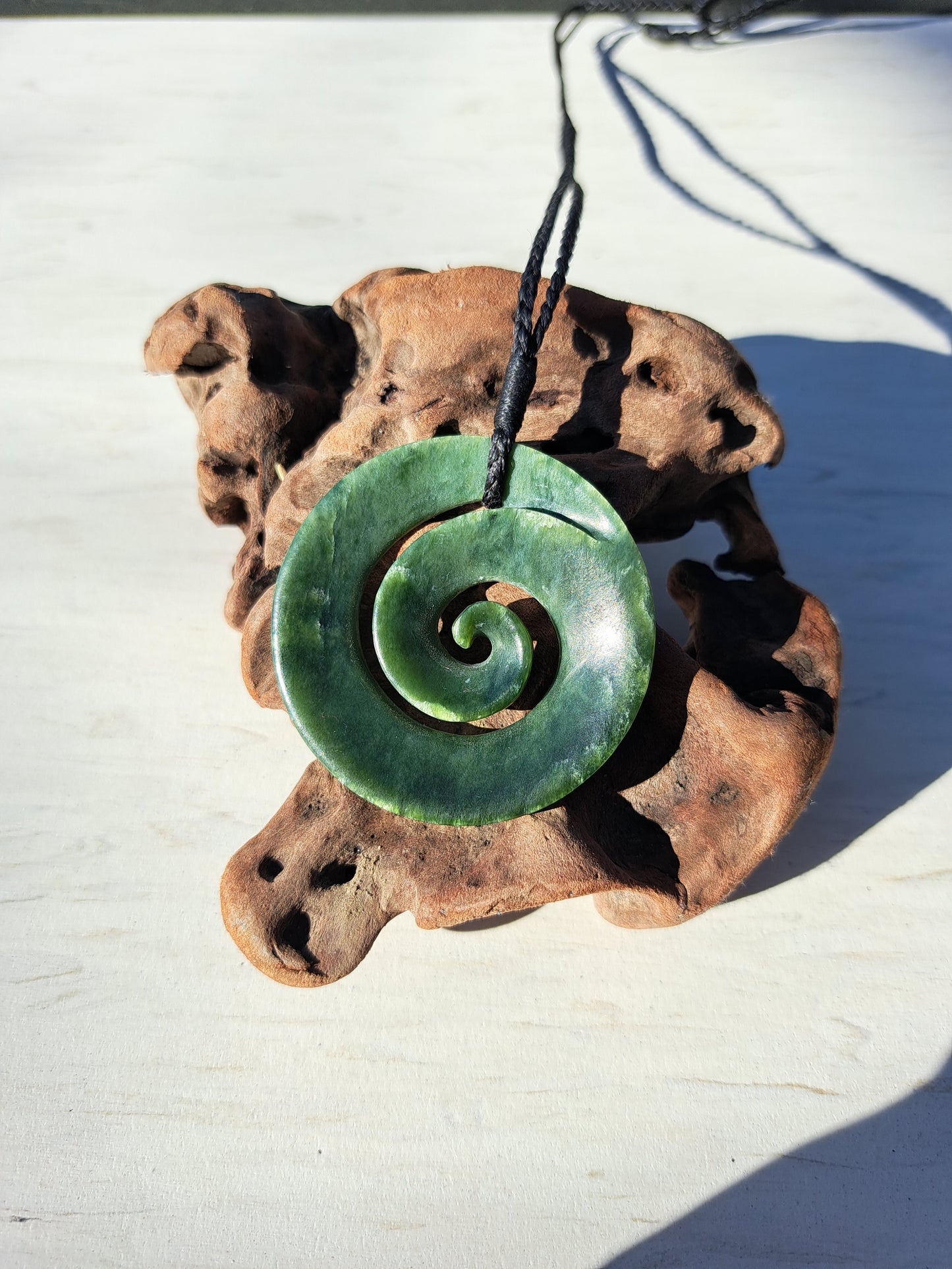 Nz Jade Koru Pendant