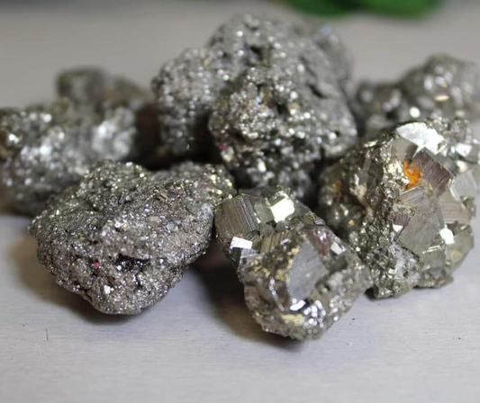 Pyrite tumble