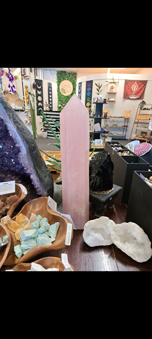 XL Rose  Quartz Point