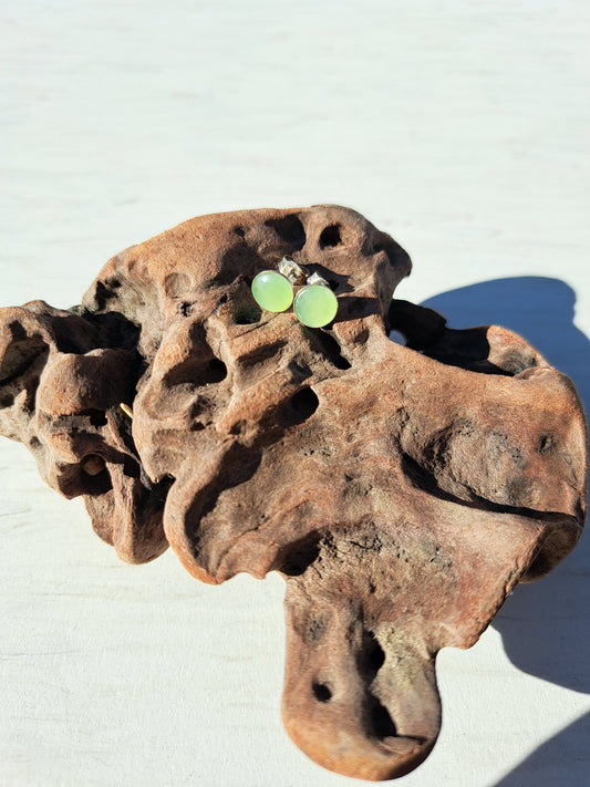 Nz Jade Stud Earrings
