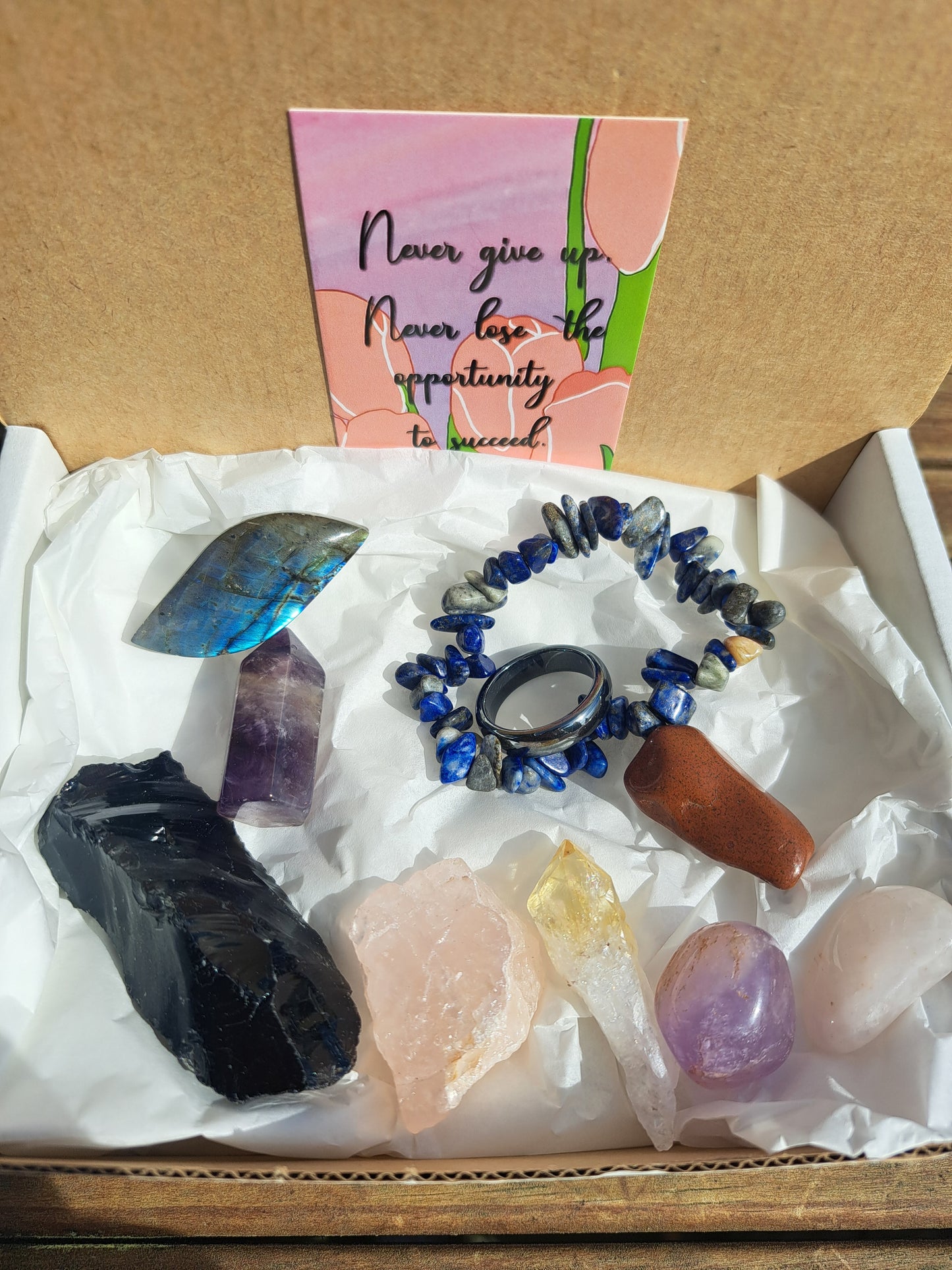 Hematite Ring Giftbox #1