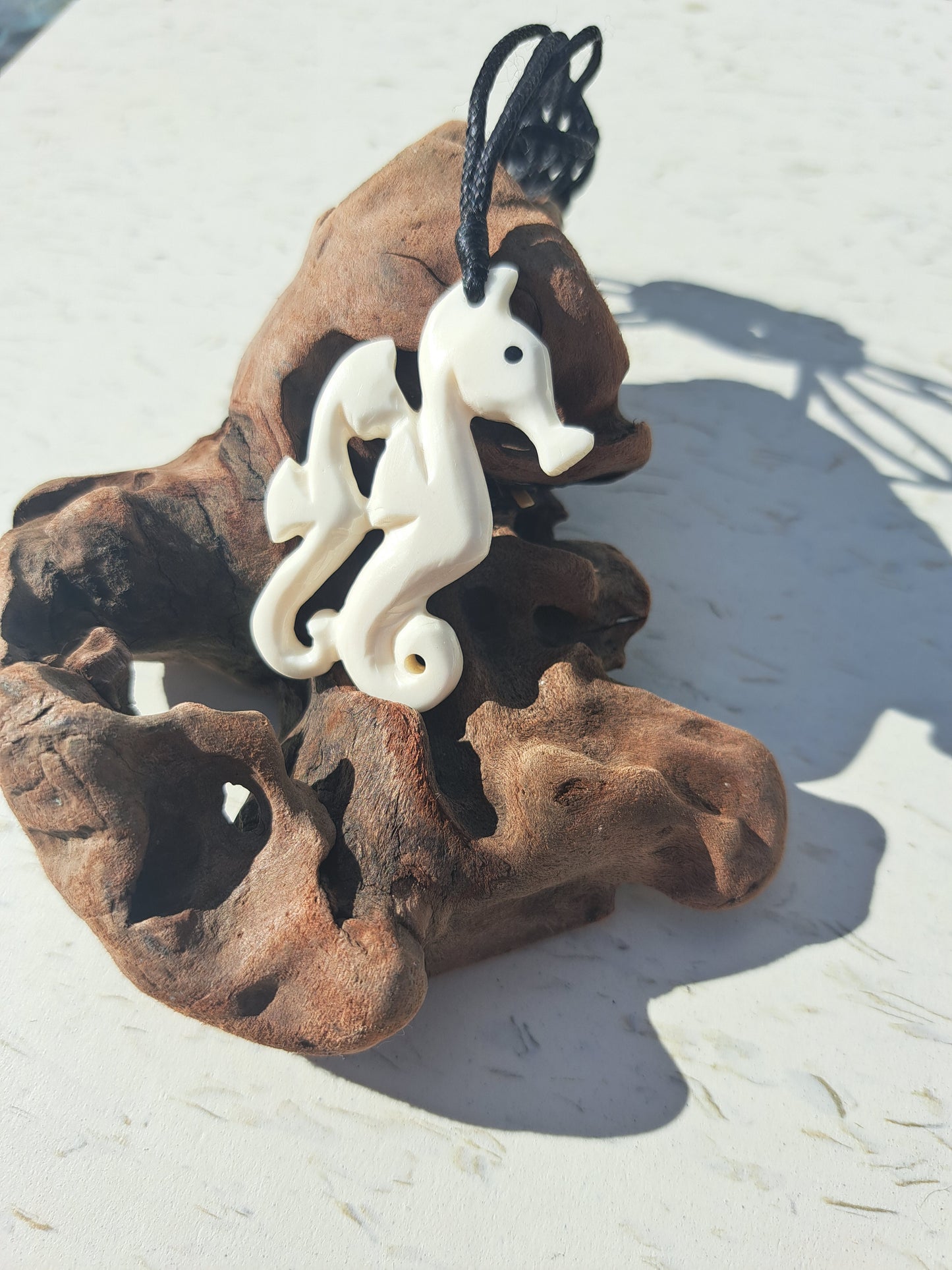 Bone Carving - Seahorse