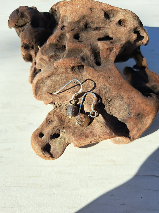 Watermelon Tourmaline Earrings