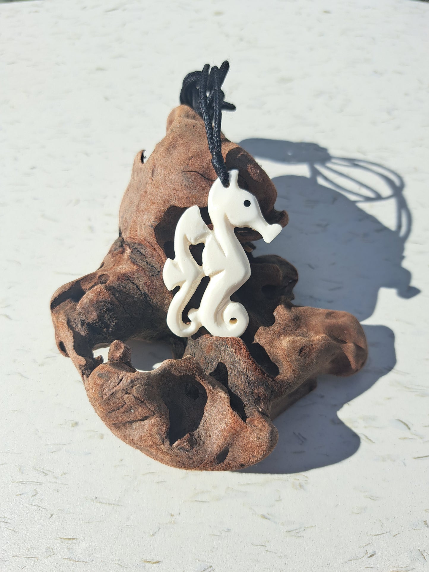 Bone Carving - Seahorse