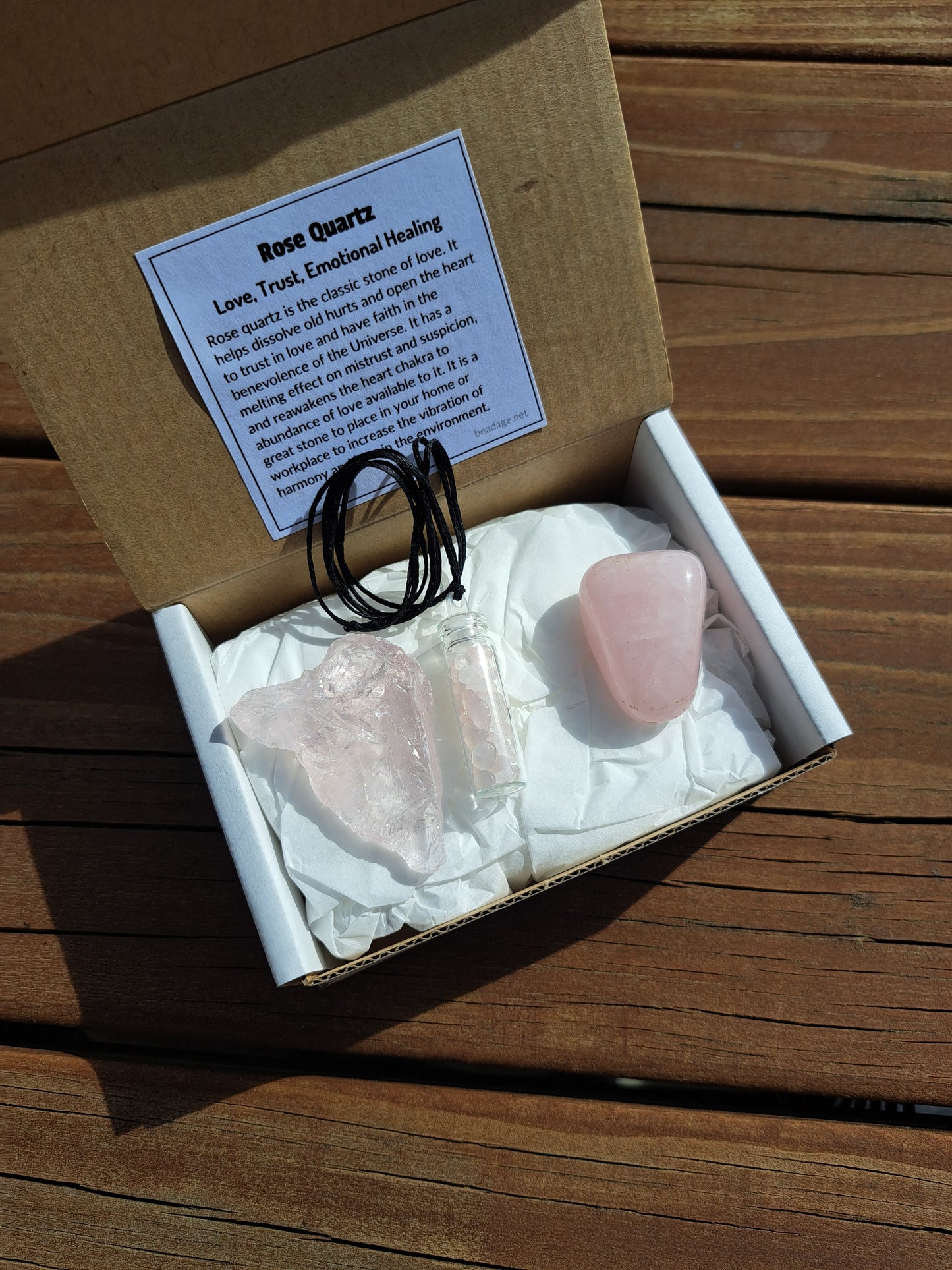 Crystal Chip Necklace Giftbox