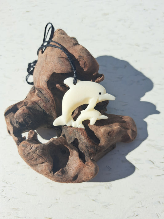 Bone Carving - Dolphin