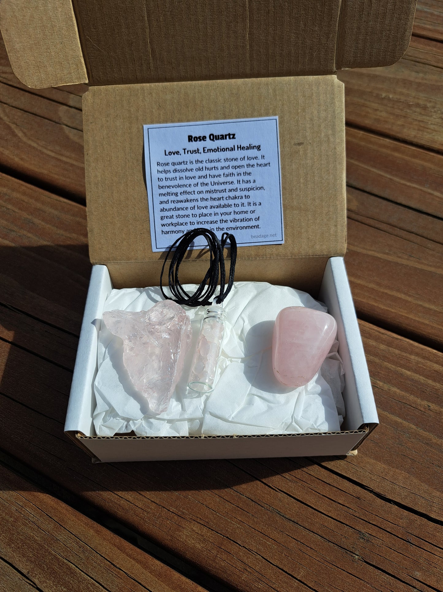 Crystal Chip Necklace Giftbox