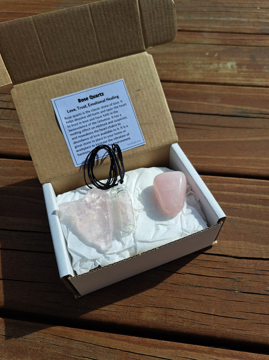 Crystal Chip Necklace Giftbox