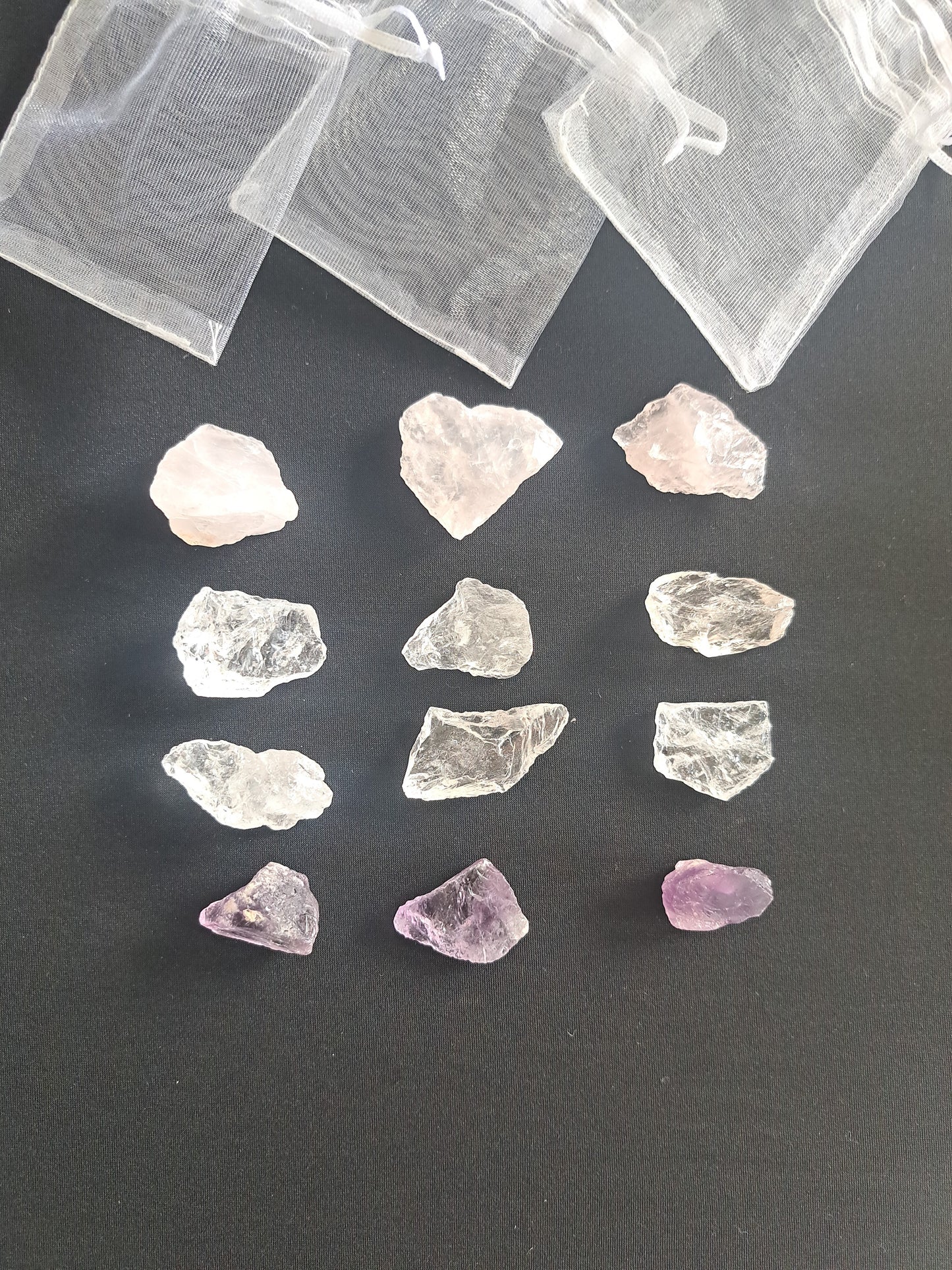 Raw crystal value bag