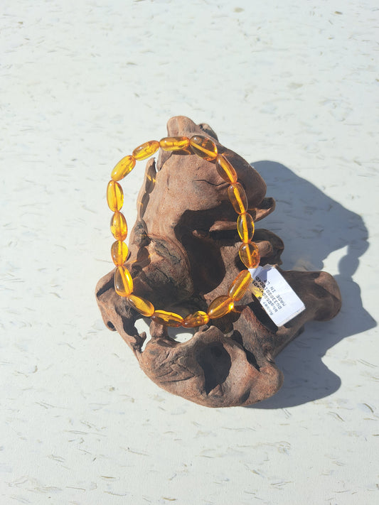 Amber Bead Bracelet