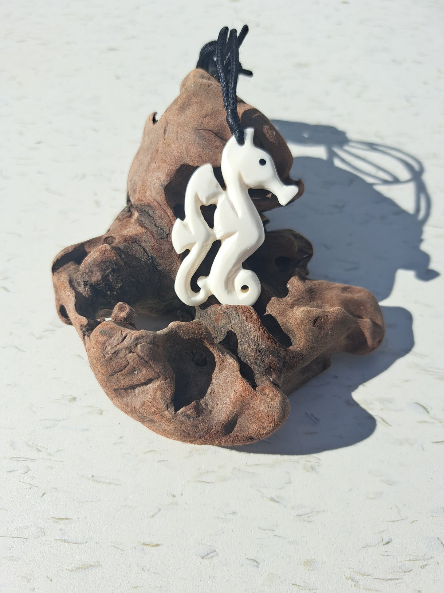 Bone Carving - Seahorse