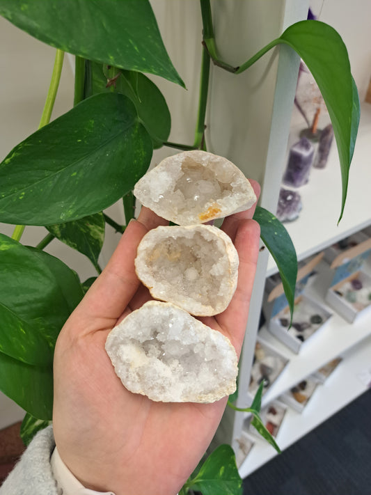 Quartz Geode Half