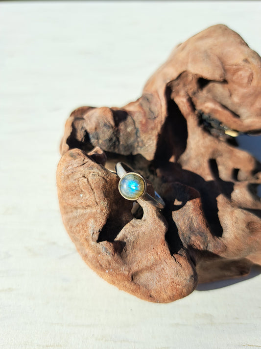 Labradorite Silver Ring
