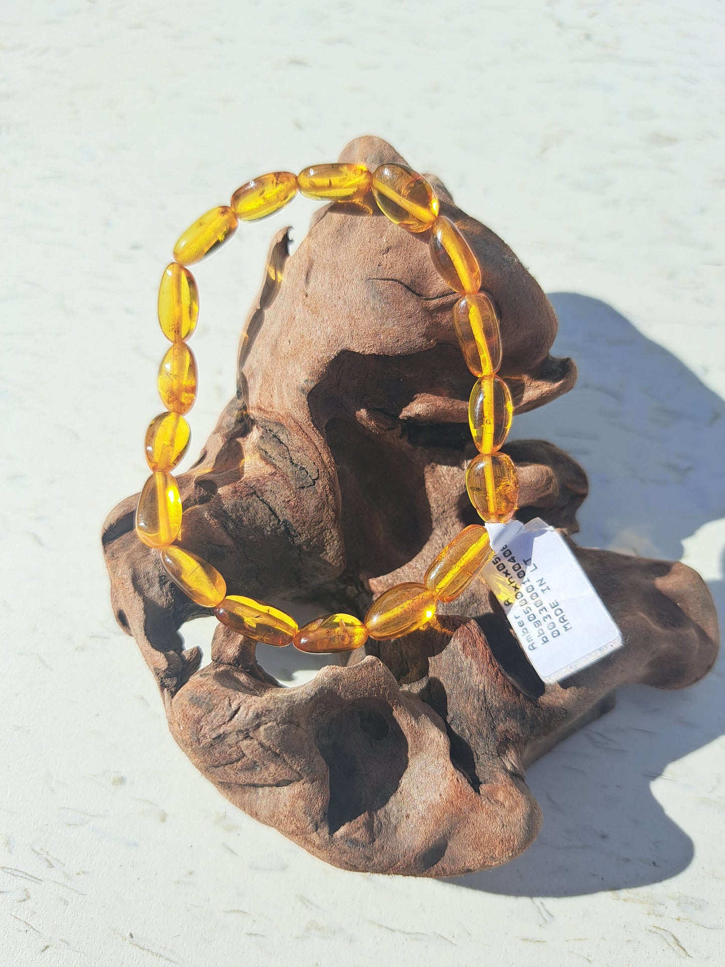 Amber Bead Bracelet