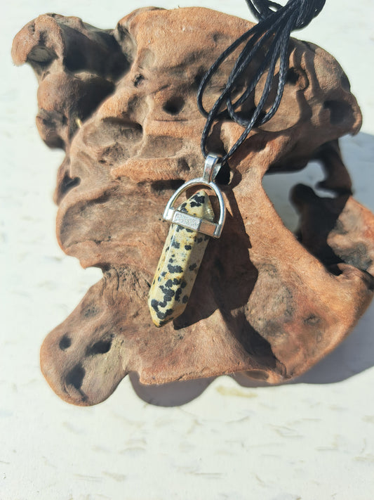 DT Necklace - Dalmatian Jasper