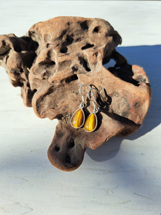 Tiger Eye Earrings